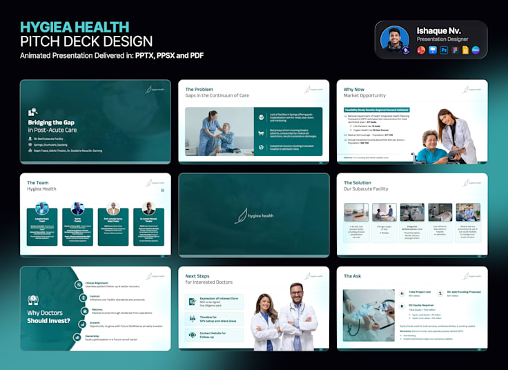 Hygiea Health pitch deck thumbnail